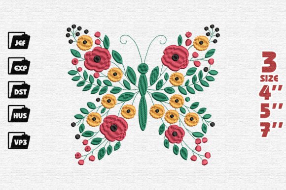 Floral Butterfly Embroidery: A Designer’s Review