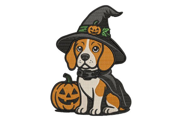 h1Halloween Beagle Dog Embroidery Designh1