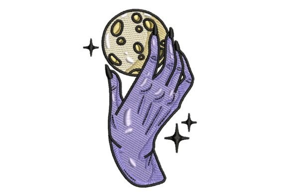 Mystical Hand Moon Embroidery Design Review