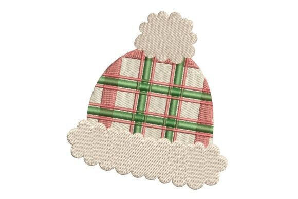 Plaid Christmas Beanie Hat Design Review