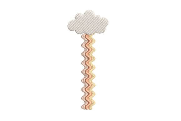 Wavy Pastel Cloud with Raindrop Trail Design Review