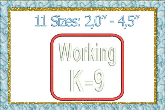 Working K-9 Service Dog Embroidery Review for Small Business Branding